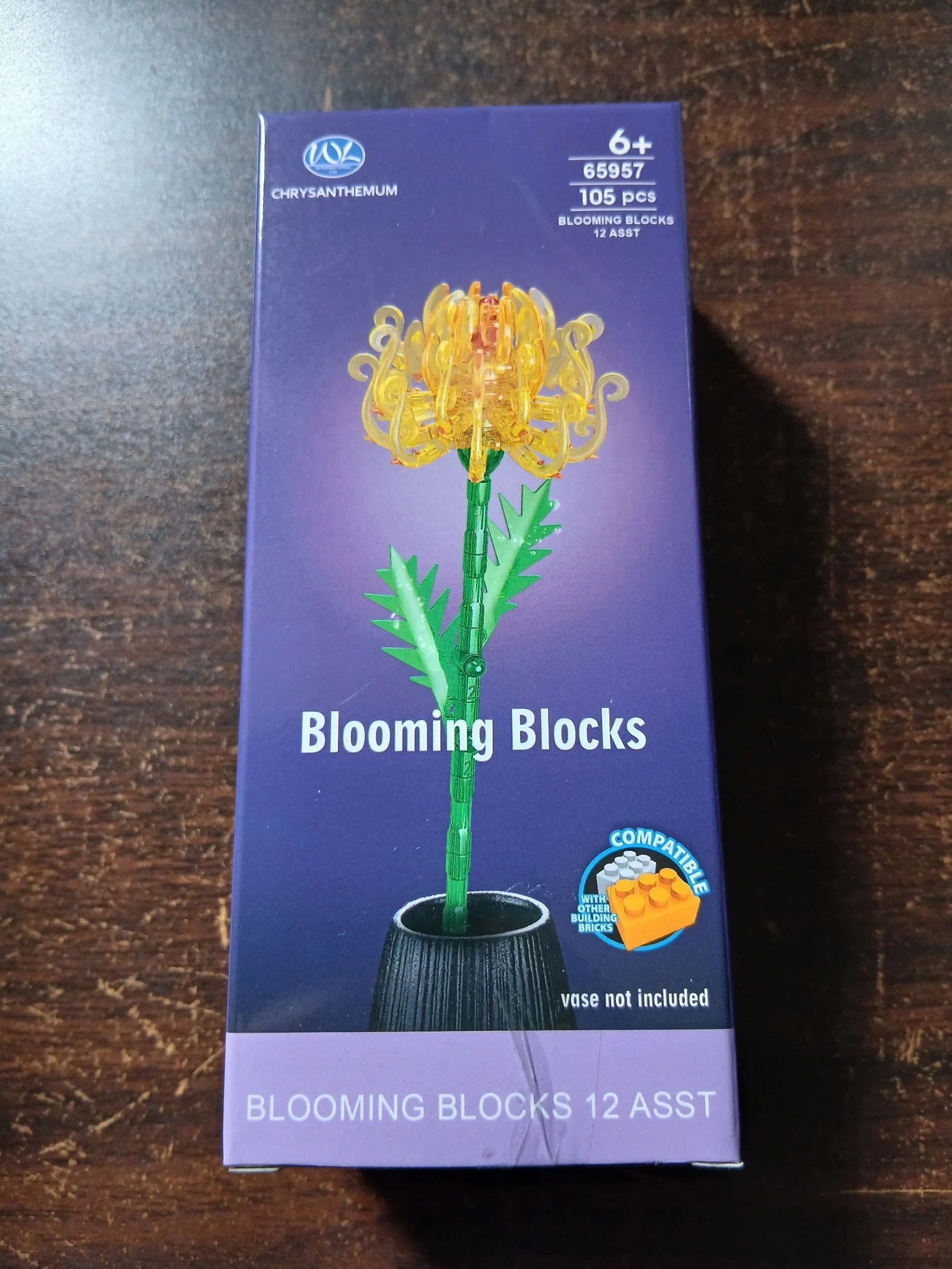 Blooming Blocks chrysanthème 105 pièces